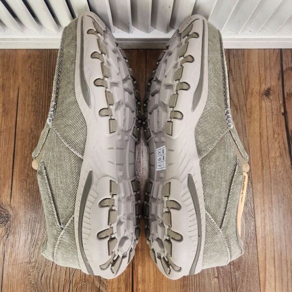Skechers Relaxed Fit Creston Moseco Mens Sz 7 Taupe Canvas Slip-On Moc Toe Shoes main image 6